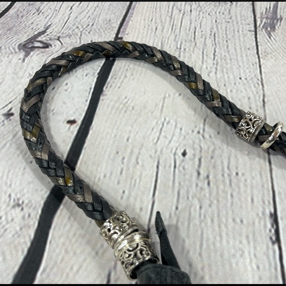 Brighton Leather Alligator Print Shoulder Bag - Picture 6 of 10